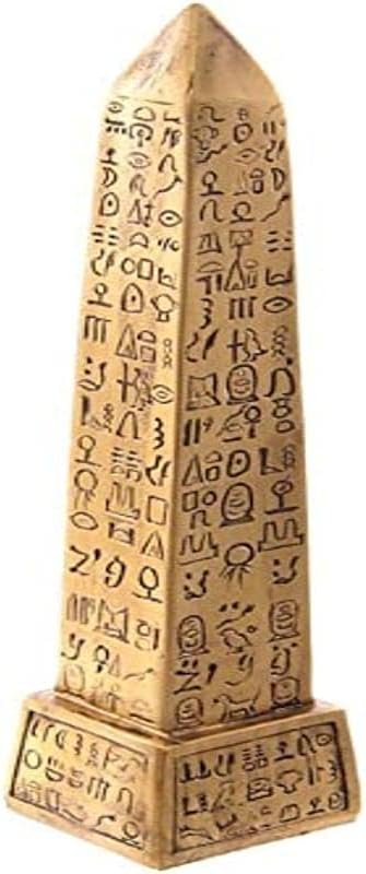 Puckator Golden Egyptian Obelisk - Home Living Room Decoration - Gifts For Men Women