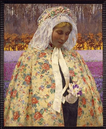Pintura en lienzo decorativa de La Mariie de George Hitchcock, cuadro moderno para despachos