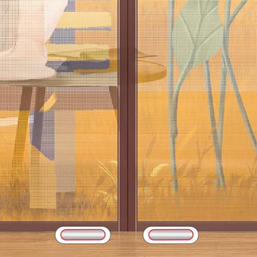 Image of Sun Flower Mosquito Net for Door Polyester Magnetic Curtain Auto Closing Insect Screen for All Door Types & Sizes with Self Adhesive Hook Tape (210 * 100cm)