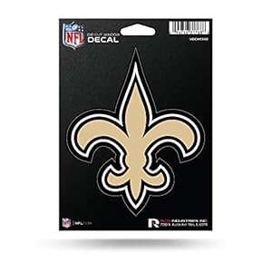Rico Industries NFL Football New Orleans Saints Medium Die Cut Decal 5.00″ x 7.00″
