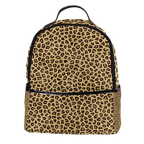 Mochila ligera para viajes universitarios escuela y mochila informal de leopardo unisex