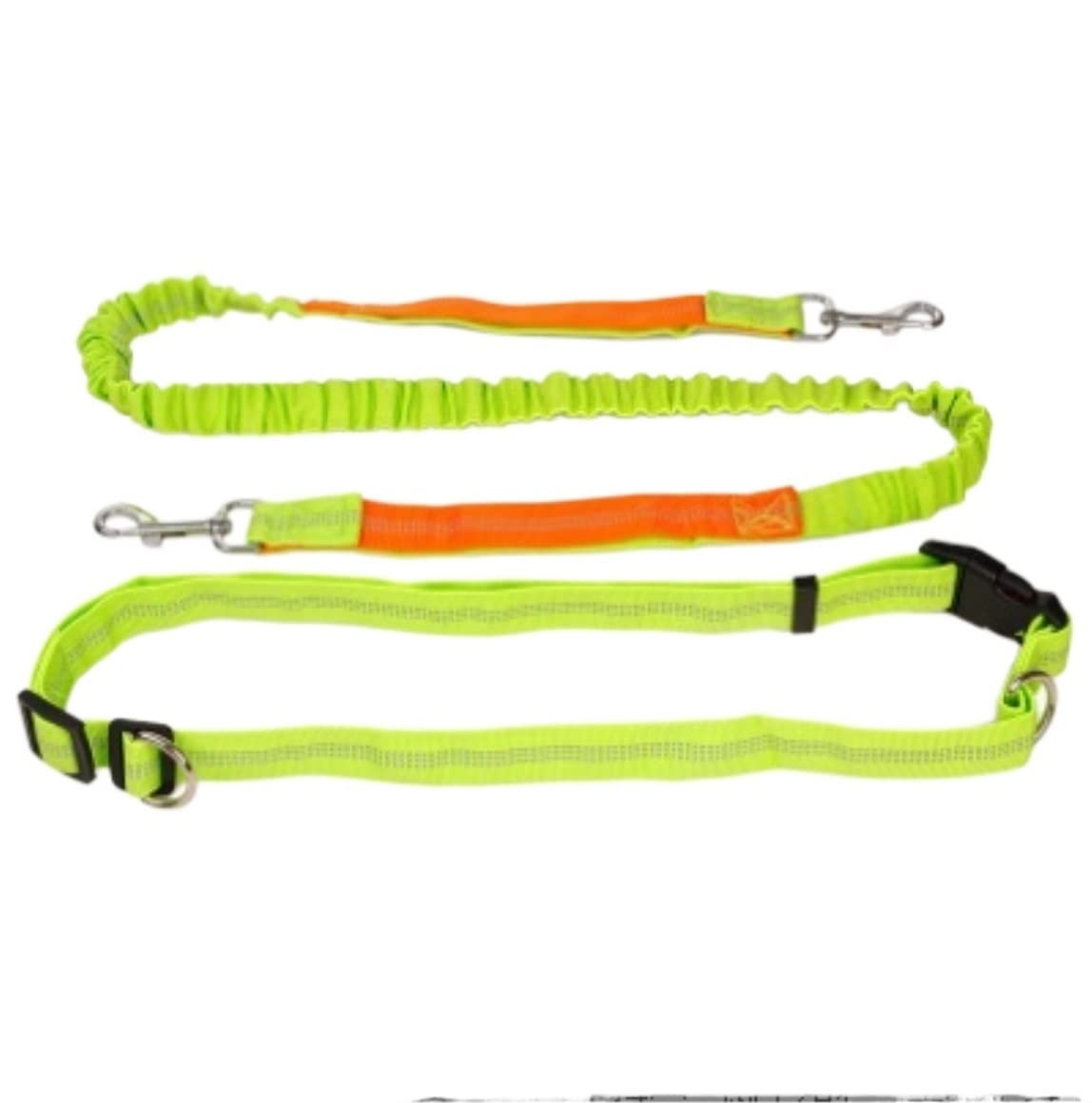 Correa Perro Correr Correa para Perros Corriendo Nylon Manos Libres Productos para Mascotas Arnés Collar Correr Plomo Correas De Cintura Ajustables Antideslizantes Reforzada(A)