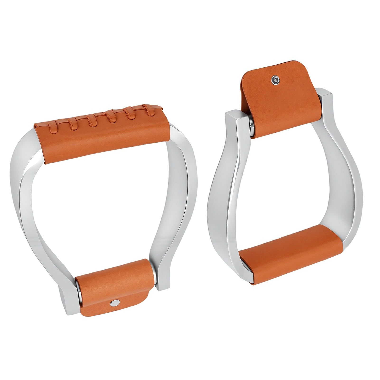 Tnfeeon Staffe per Cavallo Incise, Antiscivolo Ergonomiche in Alluminio | Base in Alluminio, Piattaforma Larga, Presa , Riduce la Pressione Sulle Ginocchia, Adatta a Diverse Misure di stivali.