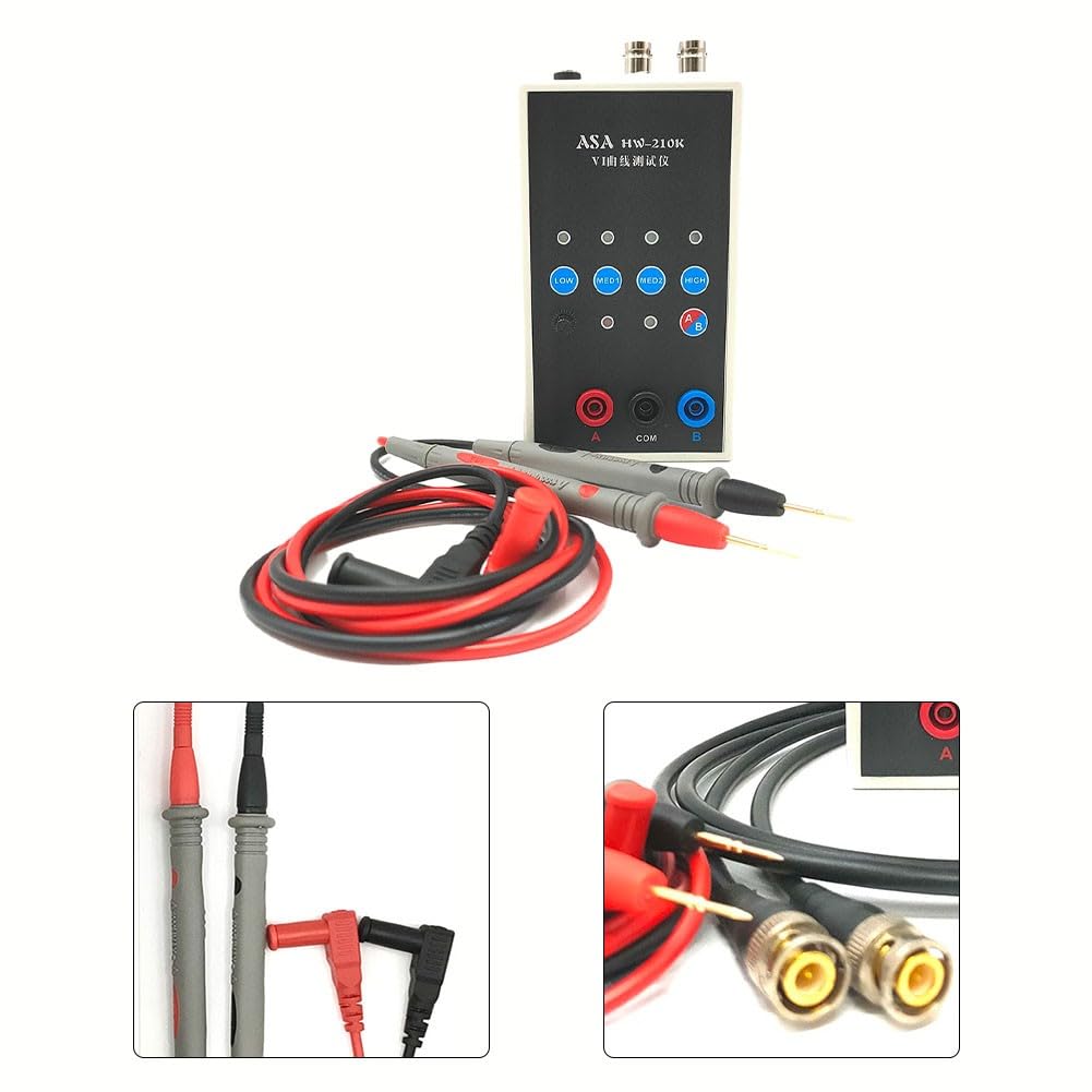 HW-210K - Probador de curva VI de mano, osciloscopios analógicos y digitales, para analizador de placa de circuito de entrada de señal dual