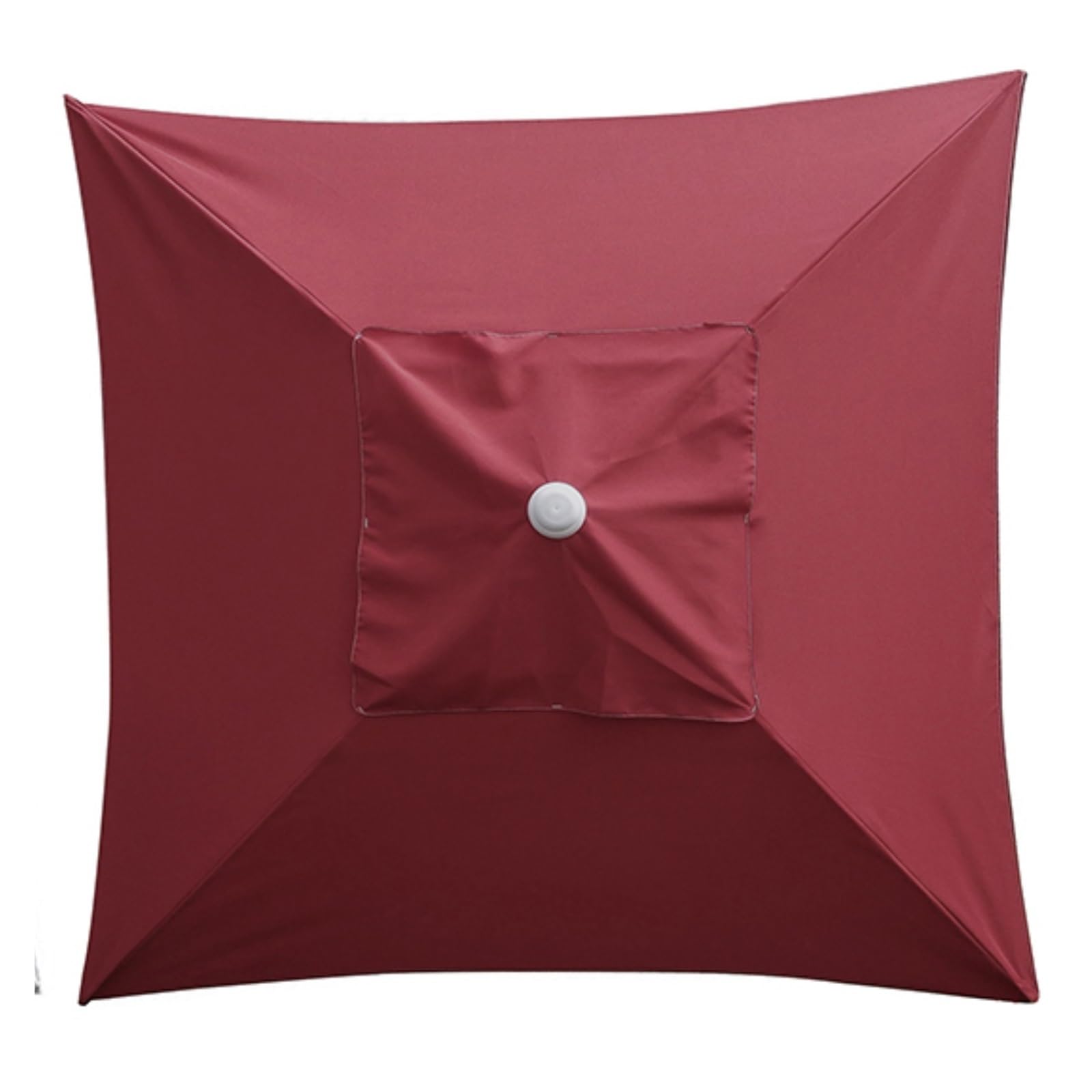 200x200CM Ogrodowy Parasol Zewnętrzny Baldachim Pokrowiec Na Ubrania Taras Basen Osłona Przeciwsłoneczna Bez Kości I Stojaka Szeroki ZasięG(Wine Red 200x200CM)