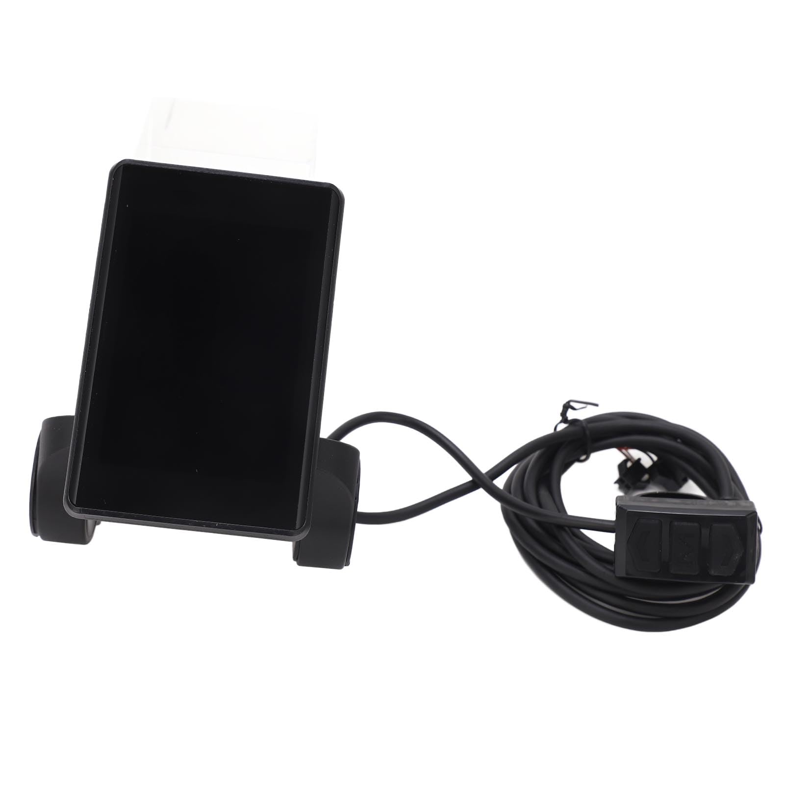 Parte di sostituzione del misuratore del display LCD in bici elettrica con materiale ABS per visione e stabilità dei dati convenienti adatti per manubrio da 22,2 mm