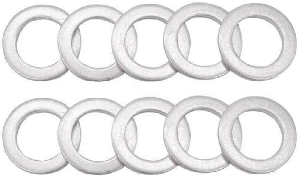 Oil Drain Plug Gasket Seal 12.5mm 09168-12012 Compatible with Automotive Motorcycle Parts for Outboard 4 Stroke DF 9.9A 9.9B 15A 25A 30AD for 09168-12012