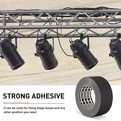 Tapehome Gaffers Tape 4 Pack, Gaff Tape 2 Inches X 30 Yards, Black Gaffer Tape Heavy Duty, Matte Gaff Stage Tape Non-Reflective No Residue Waterproof, Gaffing Gaf Tape For Photography Filming Backdrop #TOP1