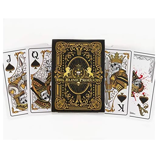 Big Blind Products Sleek Original Hand Drawn Designs Dead Money PVC Playing Cards-Water Proof Deck of Cards, Spill Proof Poker Cards, Quality Plastic Playing Cards