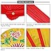 EVTSCAN Tai Chi Martial Arts Kung Fu Bamboo Silk Fan Right Hand Wushu Dance Pratice Training (Gold)