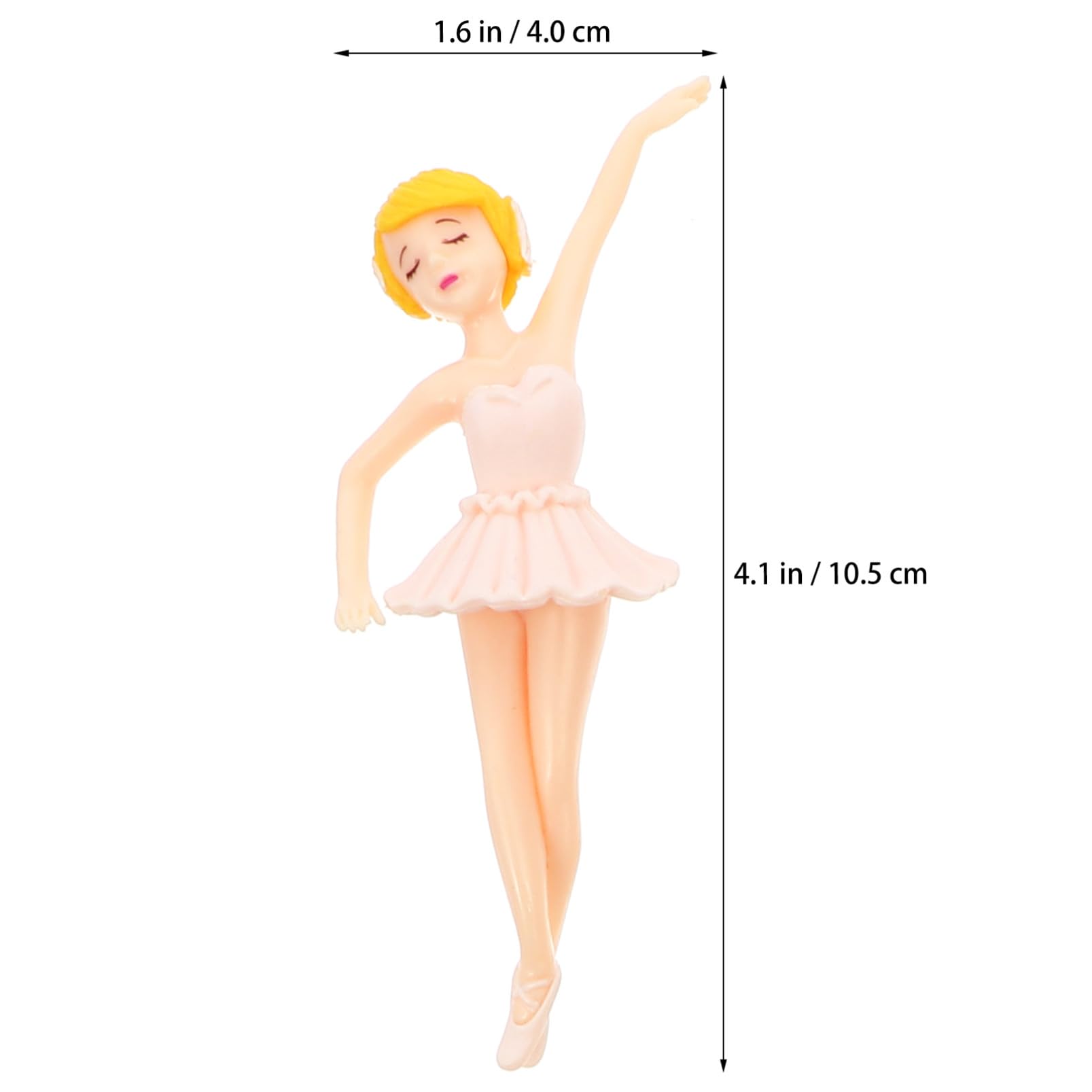 BESPORTBLE 18pezzi Decorazioni Per Torte Di Pz Di Eleganti Ornaments Ballerina Per Compleanni Matrimonio e Paesaggi Accessori Per Festa e Decorazione Della Stanza
