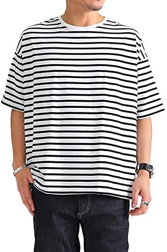 Amazon クロ ボーダー ビッグtシャツ 9654 ワイドt メンズ 1 M Border Tシャツ カットソー 通販
