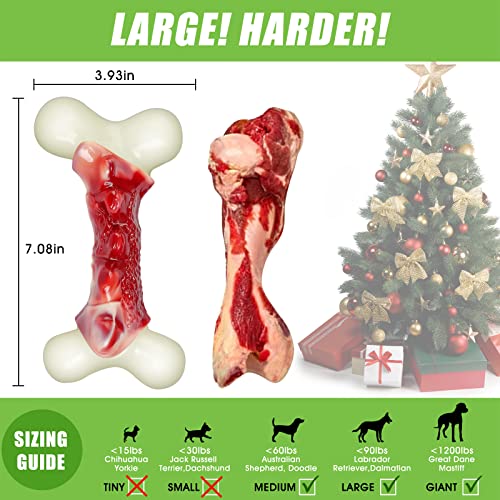 Debak Dog Toys For Aggressive Chewers, Durable Dog Chew Toy For Aggressive Chewers For Medium/Large Dogs, Real Bacon Flavor Durable Dog Toys, Best Dog Toys To Keep Them Busy #TOP1