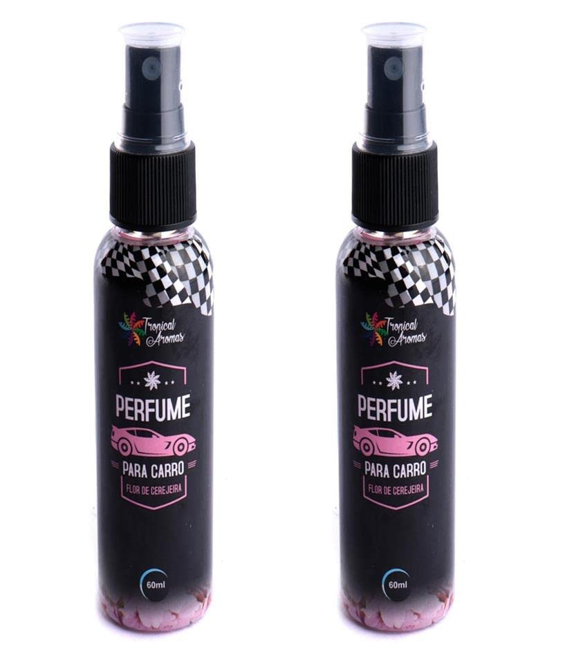 2 Odorizador automotivo arominha cheirinho cerejeira 60ml