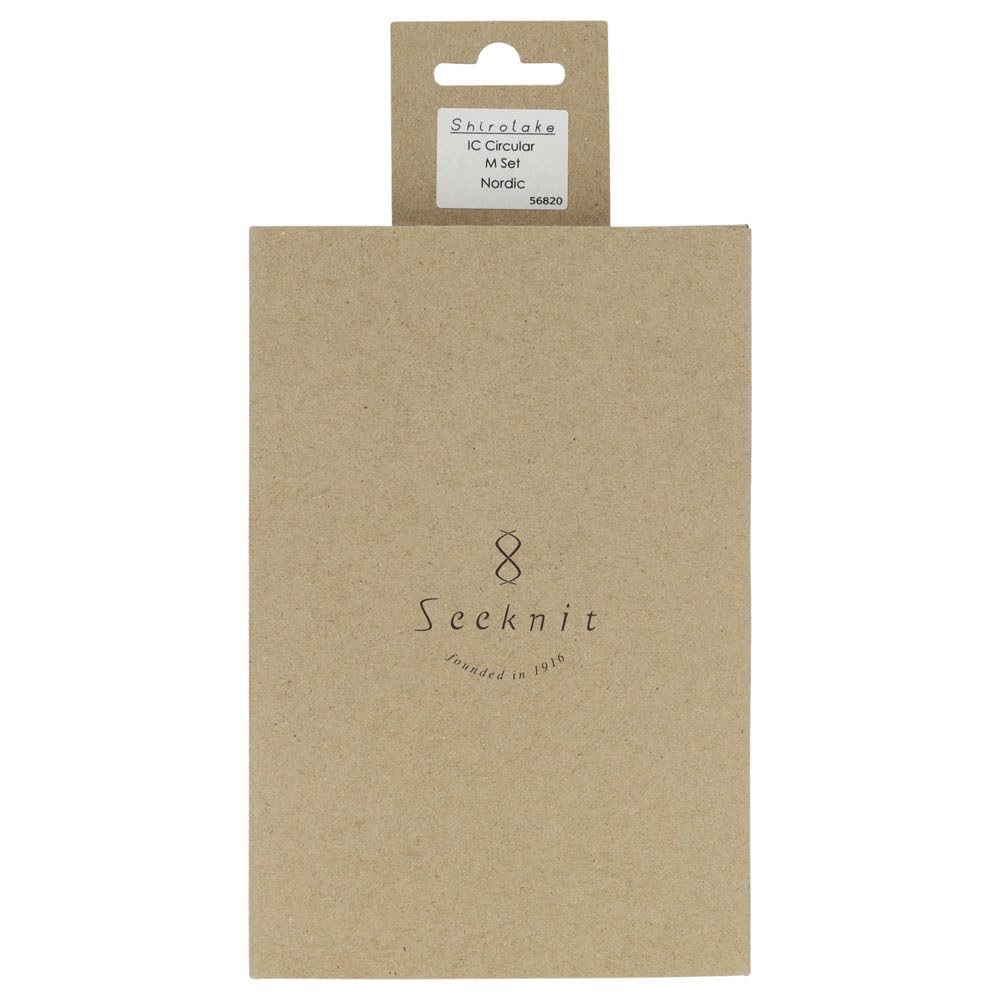 Seeknit - Shirotake Seeknit (taille m) Ensemble d'aiguille circulaire interchangeable - 1 pièce