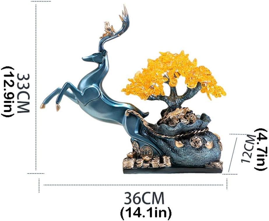 Árbol de cristal Feng Shui para decoración del hogar, promueve la prosperidad, el espíritu saludable y la energía positiva en la mesa del comedor