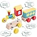 TIGERHU Wooden Train Set | Educational Building Toys with Snap-On Design, Eco-Friendly Solid Wood Tracks & Non-Toxic Materials for Ages 3-8