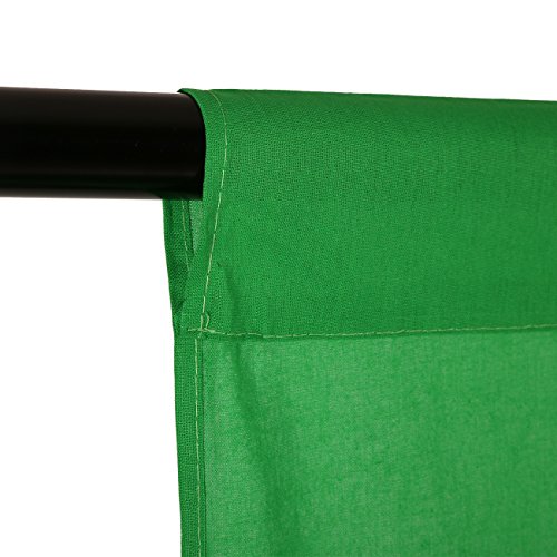 Gskaiwen 10X20Ft/3X6M Photo Studio 100 Percent Pure Cotton Muslin Collapsible Green Screen Backdrop Curtain Background For Photography, Video And Television (Stand Not Included) #TOP3