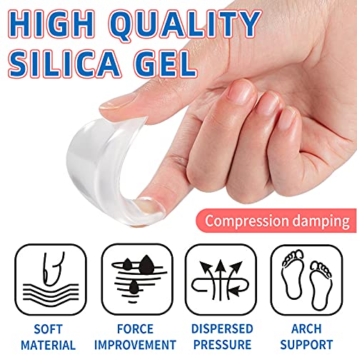 Orthopedic Insoles For Men And Women, Height Increase Silicone Shoe Pad For Corrective Pronation, Shoe Cushions For Foot Alignment, Knock Knee Pain, Bow Legs (S) #TOP2
