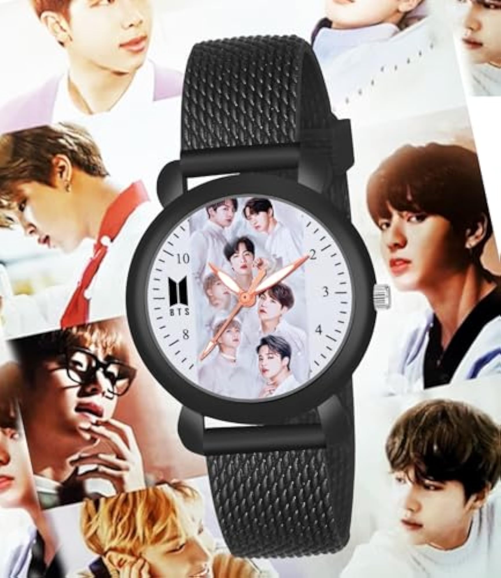 Kids BTS-Fans Army Dial Analog-Digital Combo Watch