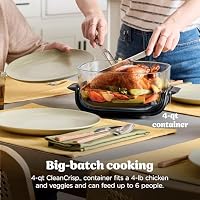 Ninja Crispi Glass Air Fryer, 4-in-1, Grey, FN101GY — image 6
