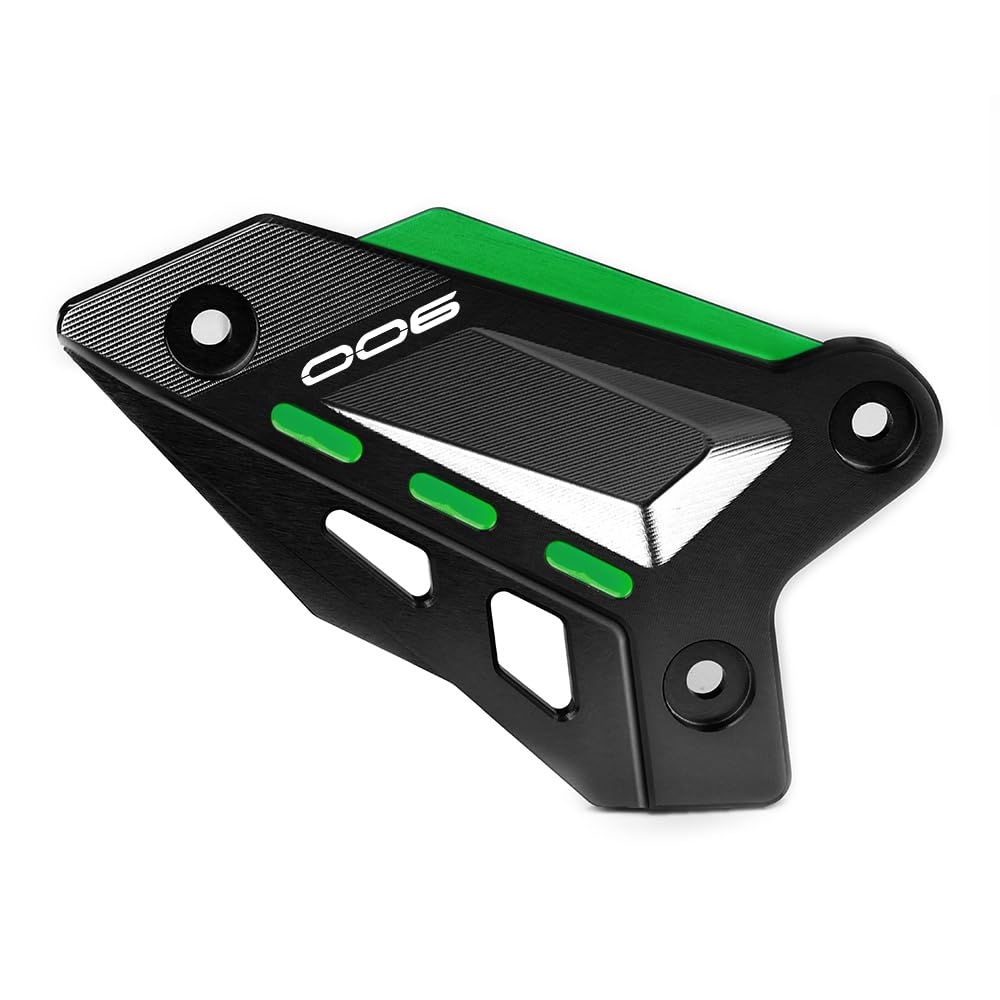 Modeer für Z900 2018-2023 2024 2025 Z900SE 2022-2023 2024 2025 Motorrad CNC Fußstütze Front Pedal Wing Bracket Protector Fußrasten-Fersenplatten Schutzabdeckung z 900 se Zubehör (Schwarz-Grün)