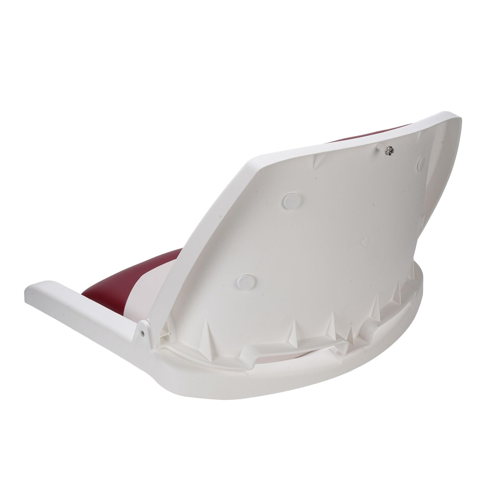 CHICIRIS Sedile pieghevole per barca, sedile da pesca pieghevole con schienale alto in pelle PU e memory foam per kayak, yacht, barche da pesca, resistenza di grado marino