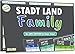 Produktbild Kulinu Gesellschaftsspiel - Stadt, Land, Family - Geschenk für Jungen ab 8 Jahren - Quiz Spiel Geschenk-Idee Spieleabend Kindergeburtstag Familienspiel Reisespiel (Jungs, 3X Spieleblock)