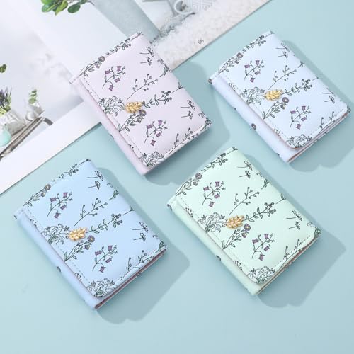 Women's Fashion Tri-fold Printed Short Wallet Multifunctional Small and Fresh Coin Purse Best Gift for Friends3