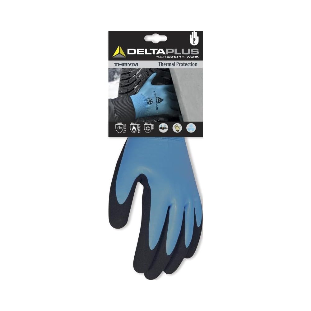 DELTAPLUS X Guanti Da Lavoro Termici E Impermeabili Per Coldstore – Unisex (Pacco Da 1 Paio)