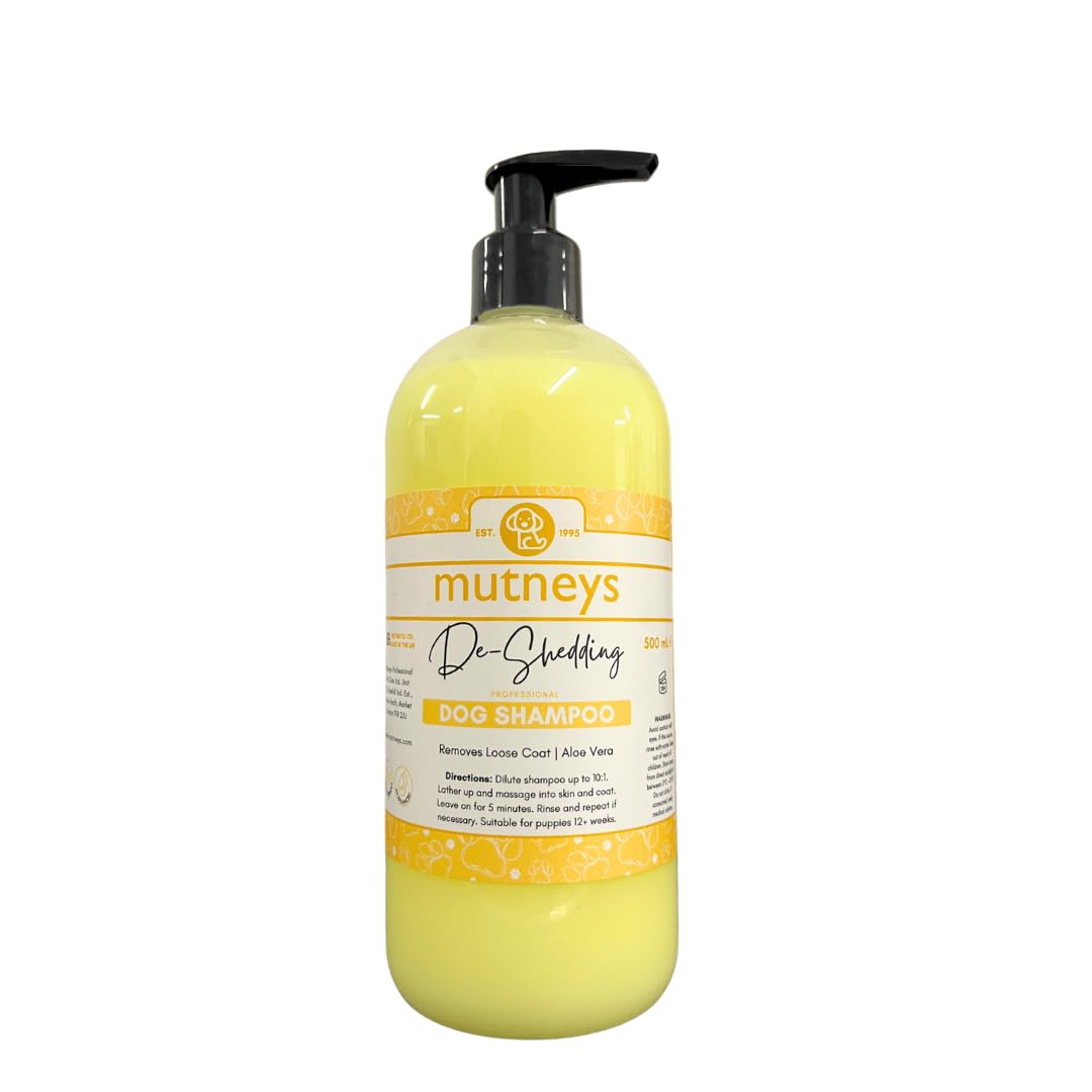 Mutneys De-shedding Dog Shampoo | For Moulting Breeds | 500 mL