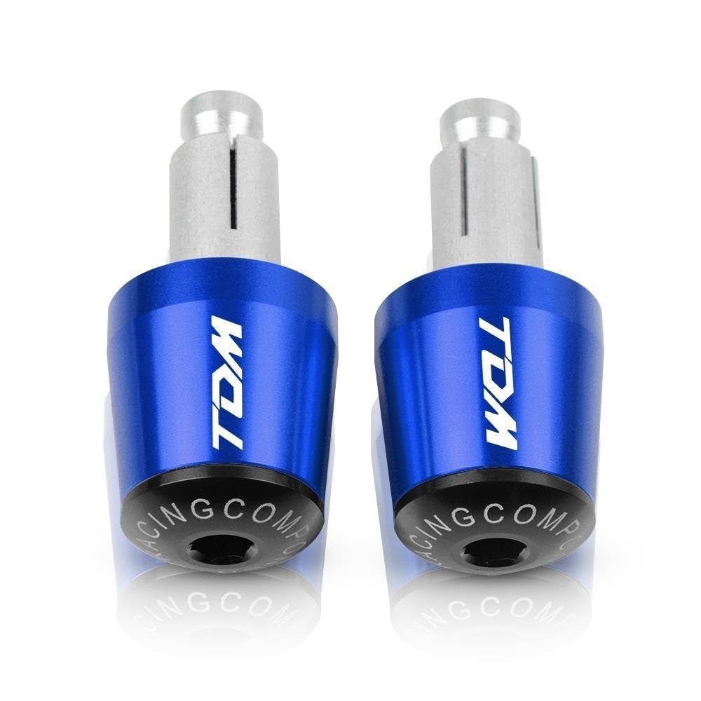 Puños de manillar para TDM850 y TDM900 de 22mm antivibración color azul