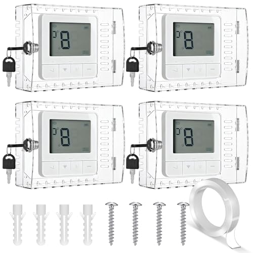 Xaajooio Four-Pack Thermostat Lock Box Covers