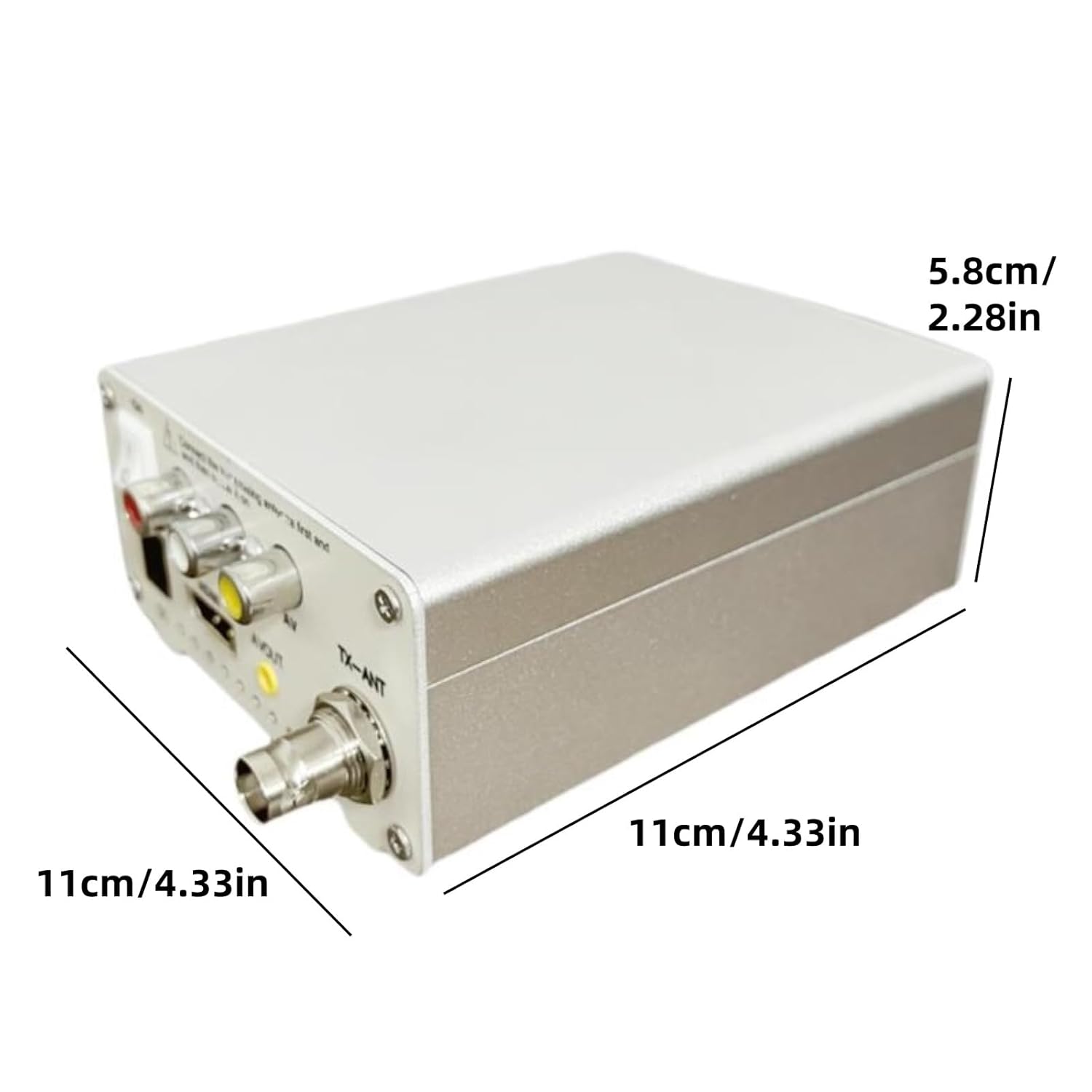 Analog TV Transmitter with J-Type Telescopic Antenna VHF/5-12 UHF/13-68 Channels HD HDMI Analog CVBS Input Clear Sound