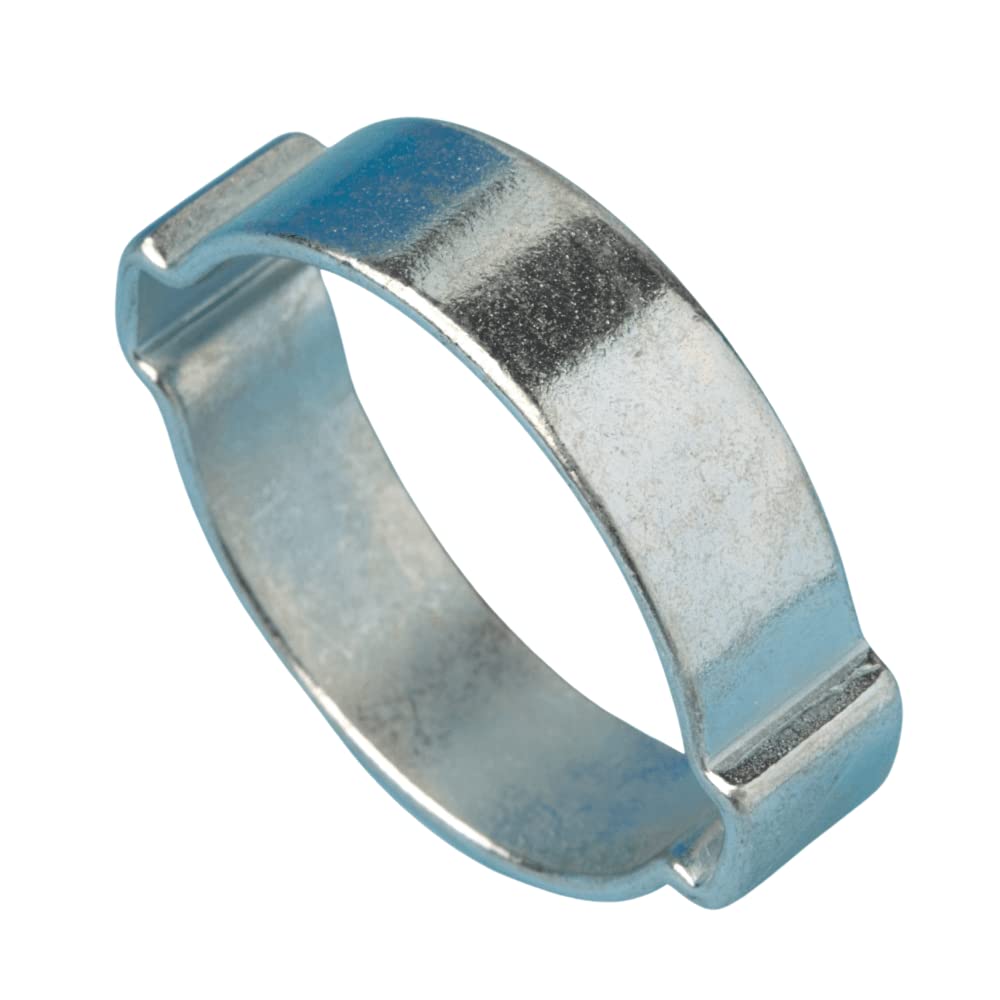 25 Pack 28-31mm Double Ear Hose Clamp, 304 Stainless Steel O Clip Crimp Rings - View #4