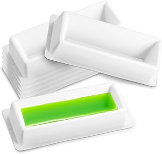 55ml Reagent Reservoir, Sterile Reservoir Boat, PS, One-Channel, Individually Wrapped Reagent Tank, White Solution Basins, RNase/DNase Free & Pyrogen Safe, Pack of 100