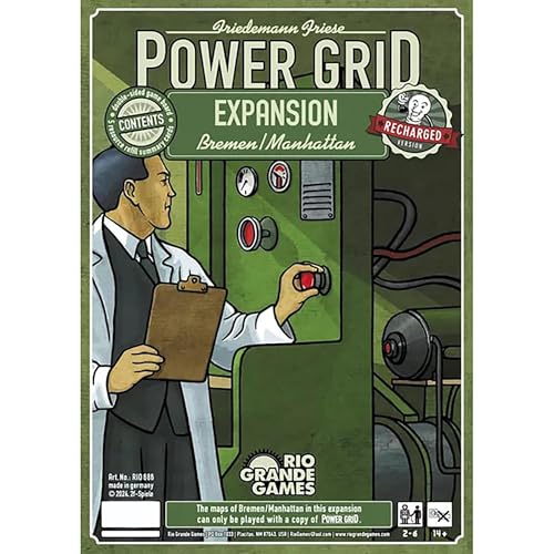 Power Grid Board Game: Bremen/Manhattan Strategy Expansion miniatura 1