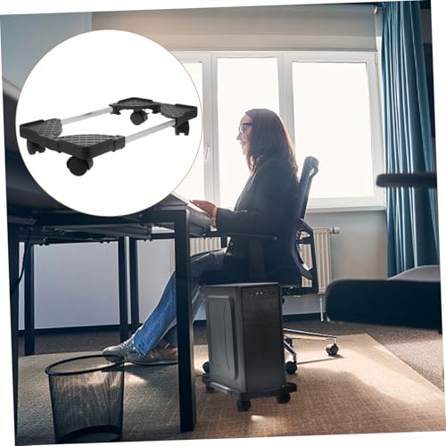 Support de tour PC mobile aéré pour déplacer facilement son unité centrale - 6