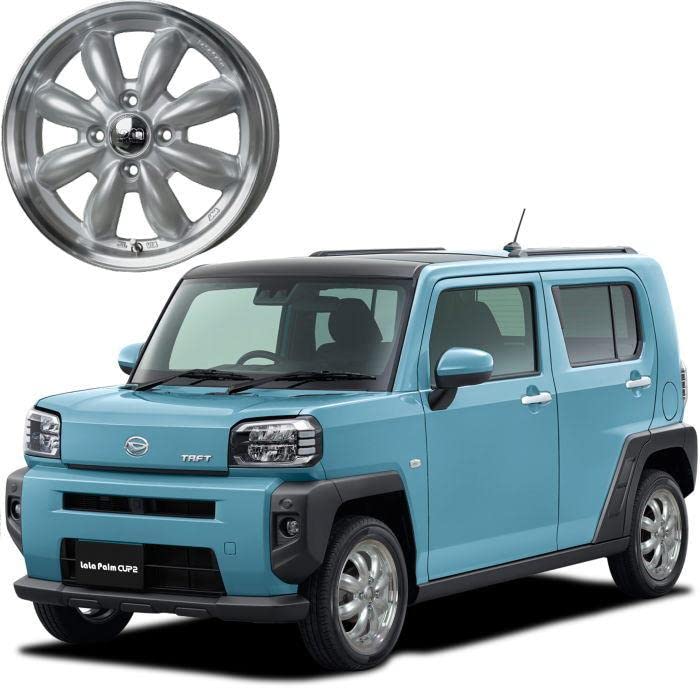 Amazon | 【ホイールのみ 4本セット】14インチ LaLa Palm CUP2 4.5J+45