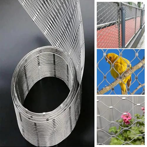 Filet en acier inoxydable 304 haut de gamme pour barrière de sécurité durable 0,6x5m