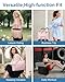 JUNGYOON Gym Bag for Women – Lightweight Weekender Overnight Bags with Toiletry Pouch, Quilted Travel Duffle Carry On Bag for Travel,Water Resistant（Pink）