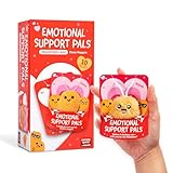 Emotional Support V-Day Nugget Cards by Relatable, Valentine's Plush, Perfect Valentines Gifts for Kids Classroom or Gift for Work Friends, Includes 10 Plushies with 10 Cards and a Carrying Case