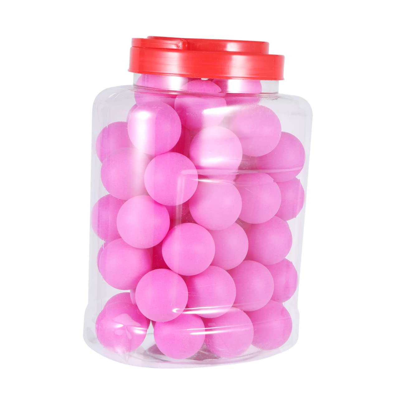 OSOLADY 40mm Plastic Table Tennis Balls 60 Pack for Beginners Seasoned Players Easy to Carry