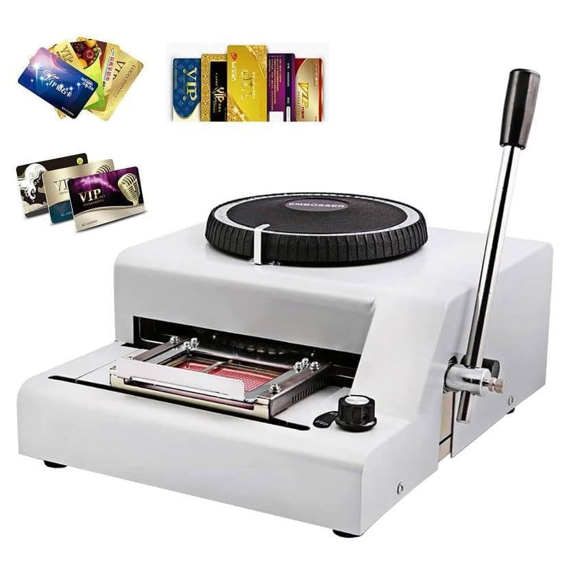 Embosser 72 Characters Convex Embosser Coding Machine Manual Embossing Machine PVC Card Number Embosser Membership Card