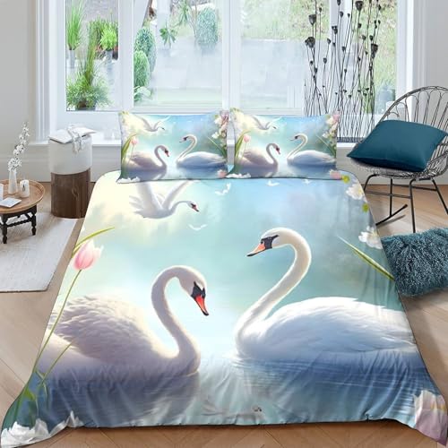 Housse de couette microfibre hypoallergique lit simple - 4