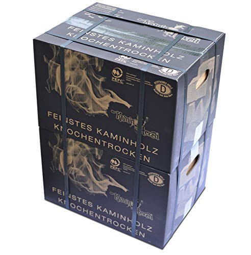 Kaminholz KaminHexen 2 x 12, 5 kg Double Feature Buche, Stammholz aus Deutschland PEFC-2