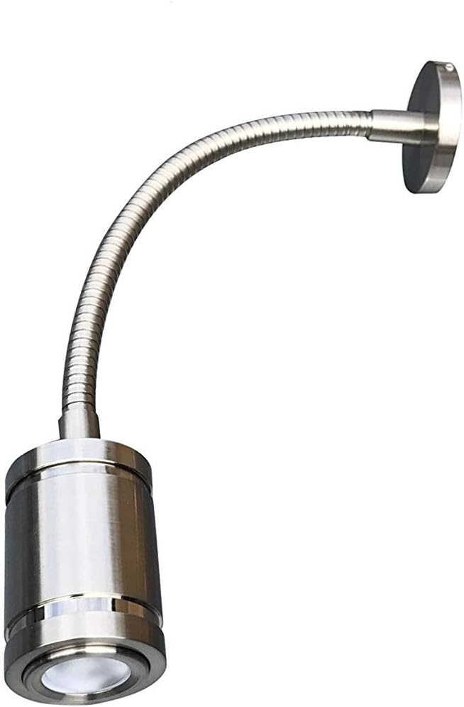 24v LED leeslamp met zwanenhals en Schakelaar