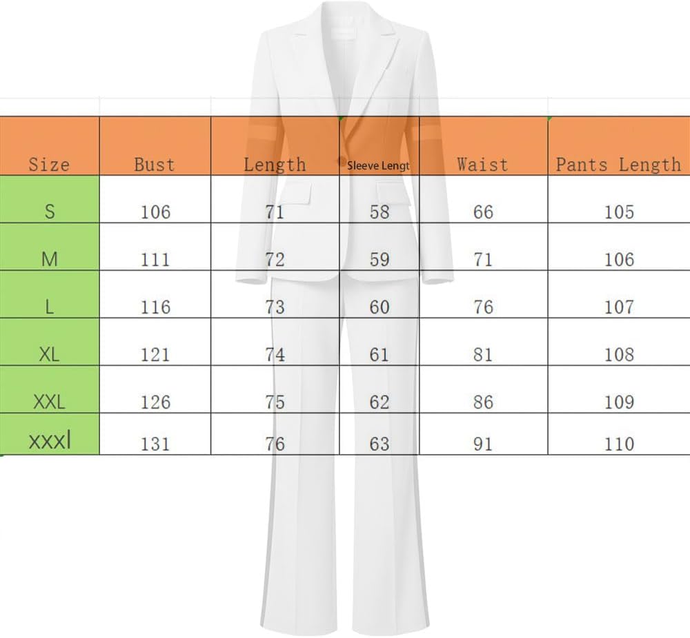 Women’s 2 Piece Business Casual Suit Set Striped Button Blazer and Wide Leg Pants Office Work Outfit with Pockets - Image 4