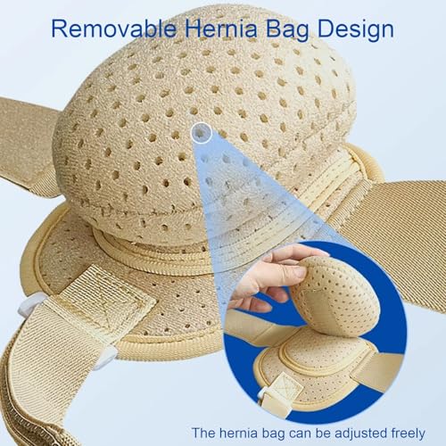 Faja para Hernia Unisex, Ajustable con Soporte para Inguinal miniatura 6