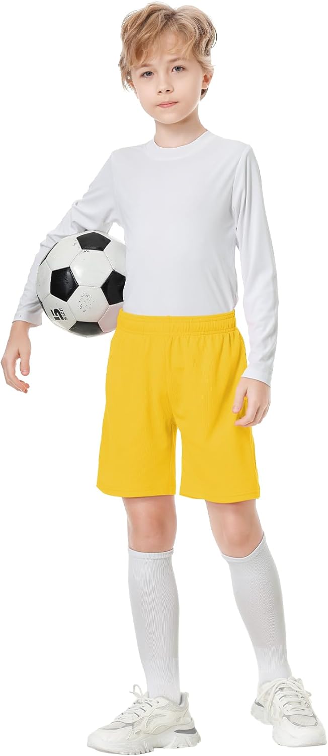 QBK Toddler to Youth Athletic Shorts for Boys and Girls Soccer Basketball Sports - Image 2